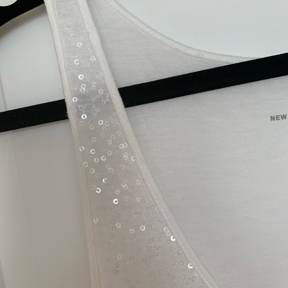 New York & Company Sequinned Tank Sleeveless Shirt - Picture 3 of 7